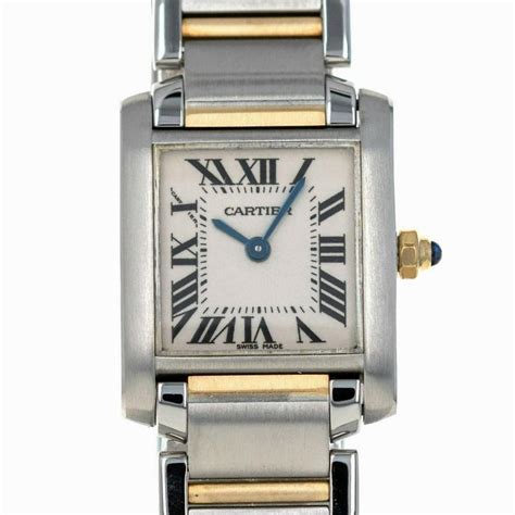 cartier tank watch women's vintage|pre owned cartier tank watches.